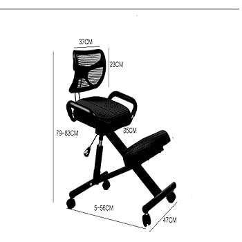 Amazon｜姿勢矯正 パイプ椅子 人間工学 ニーリングチェア
